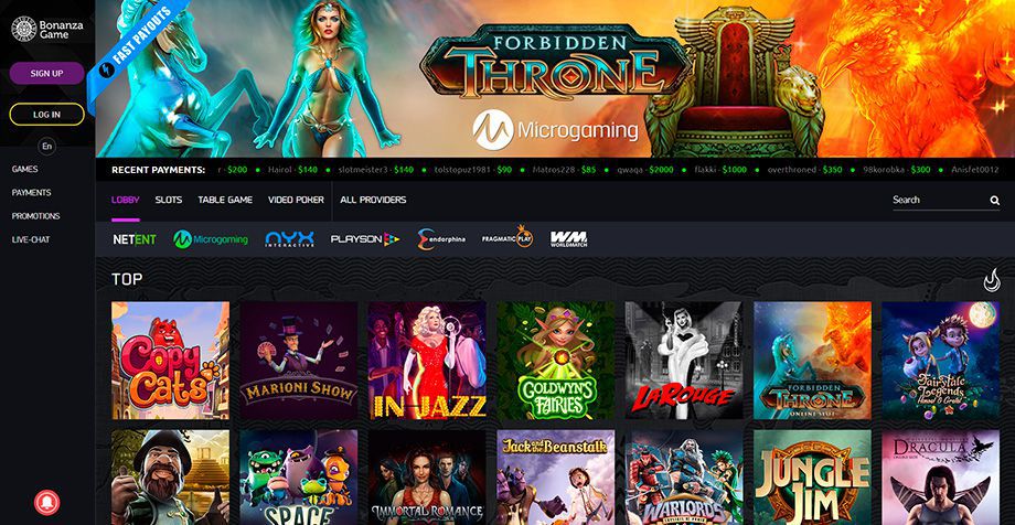 Bonanza Game Casino - Twoje Miejsce na Wyjątkowe Gry